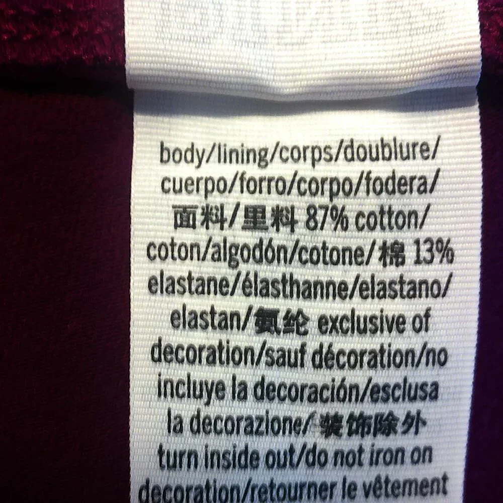 VICTORIA SECRET PINK Raspberry Long Yoga Pants with Fold-Over Top XL - Picture 3 of 8